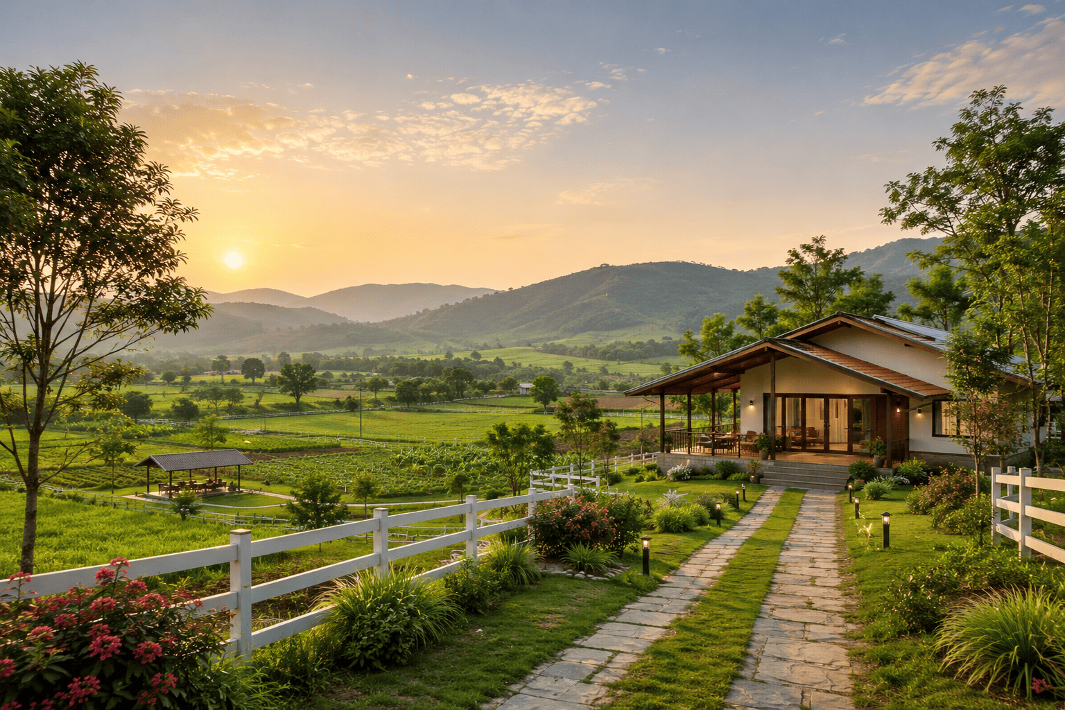 Farmhouse Projects in Vanjale, Sangavi & Bhor Near Pune — Aashraya Properties