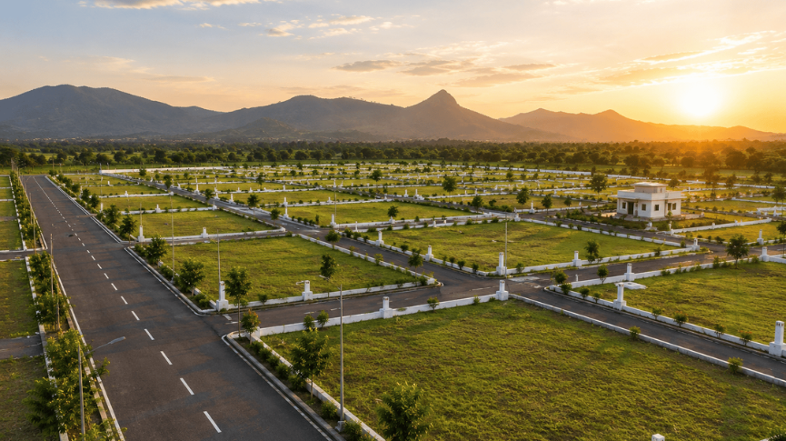 Green farm plot at Nandoshi Maharashtra
